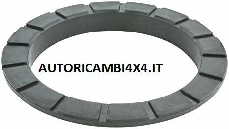 PIATTELLO REGGIMOLLA/DISTANZIATORE SUPERIORE MOLLA POSTERIORE MITSUBISHI PAJERO 2° SERIE MB844241=MR491949 - Autoricambi4x4