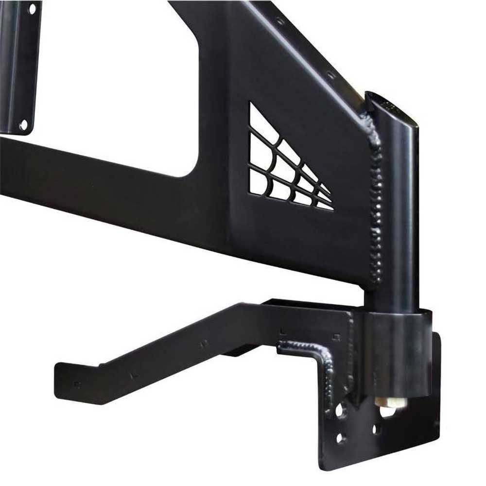 Portaruota fissato al telaio con supporto telecamera Poison Spyder - Autoricambi4x4