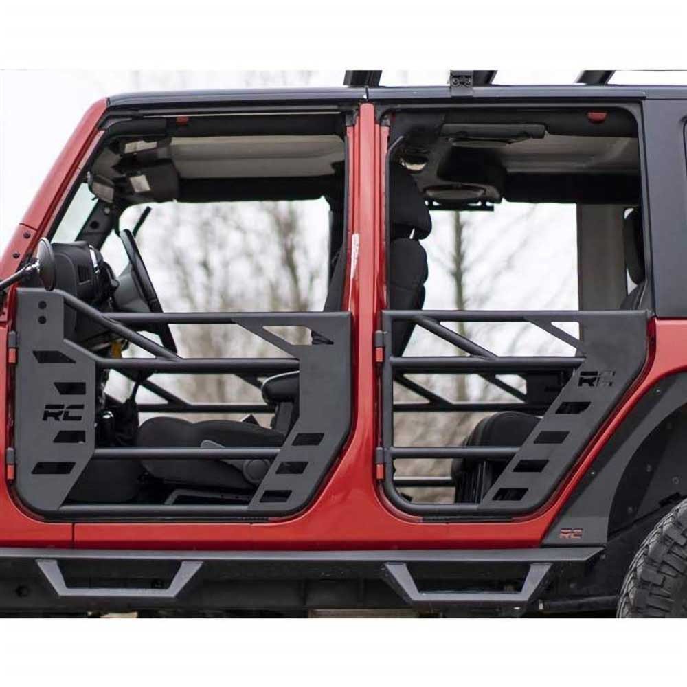 Portiere tubolari anteriori e posteriori in acciaio Rough Country - Autoricambi4x4