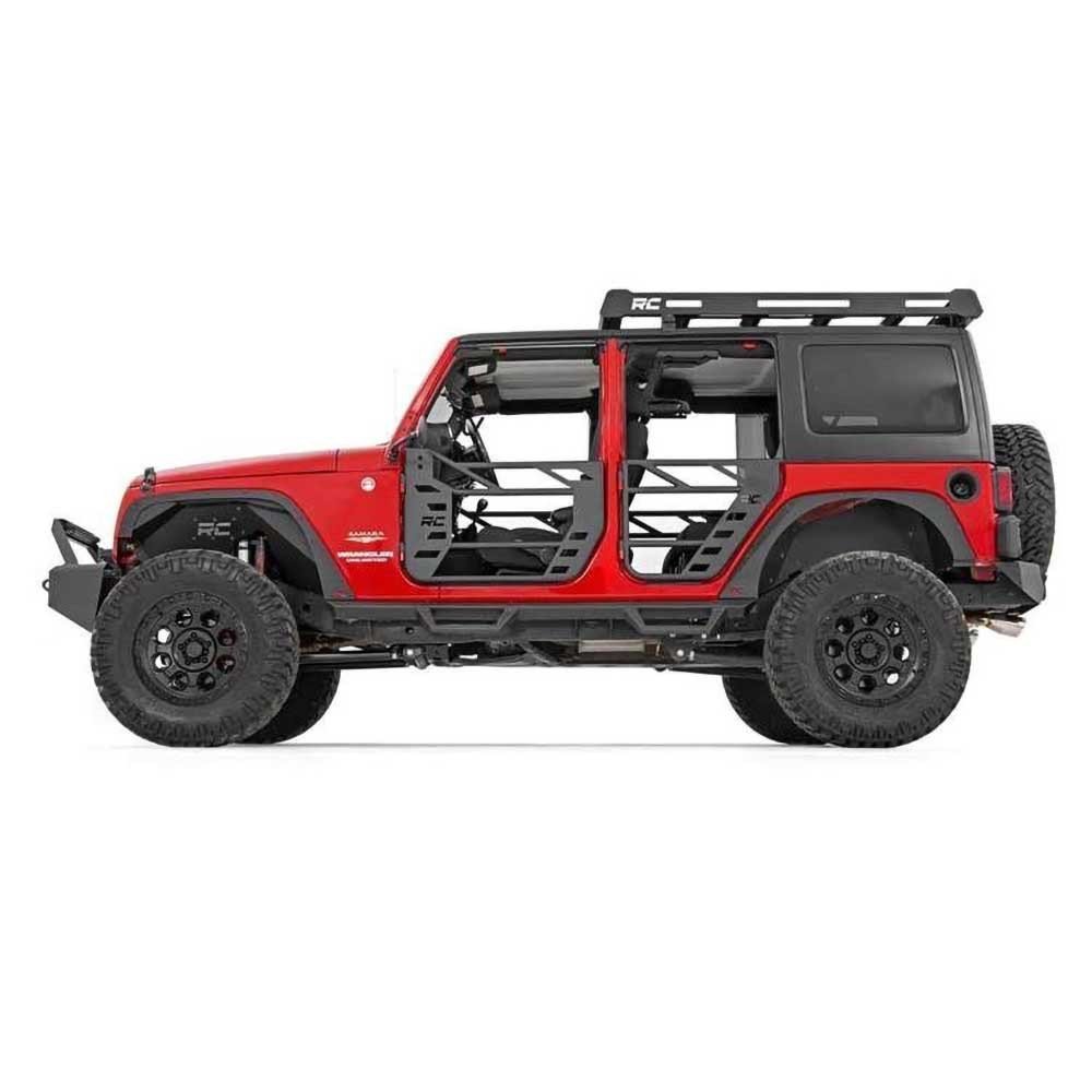 Portiere tubolari anteriori e posteriori in acciaio Rough Country - Autoricambi4x4