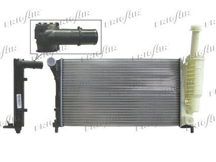 RADIATORE RAFFREDDAMENTO MOTORE FIAT PANDA (169_) 1.1 - 1.2 - Autoricambi4x4