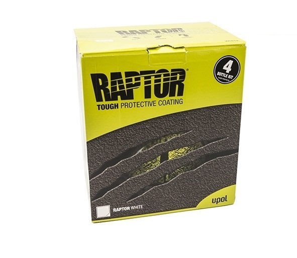 RAPTOR STANDARD KIT 4 LITRI VERNICE + INDURENTE COLORE BIANCO - Autoricambi4x4