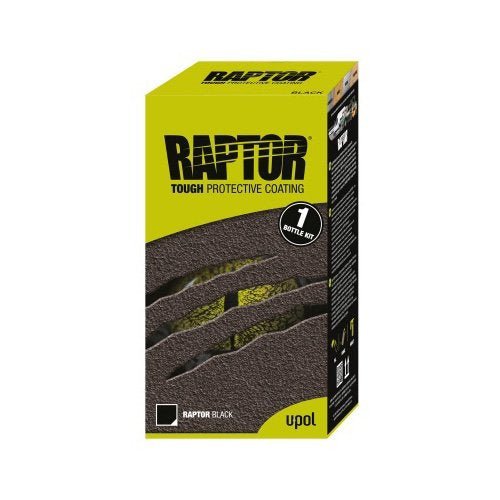 RAPTOR VERNICE ANTIGRAFFIO 1 LITRO COLORE NERO - Autoricambi4x4