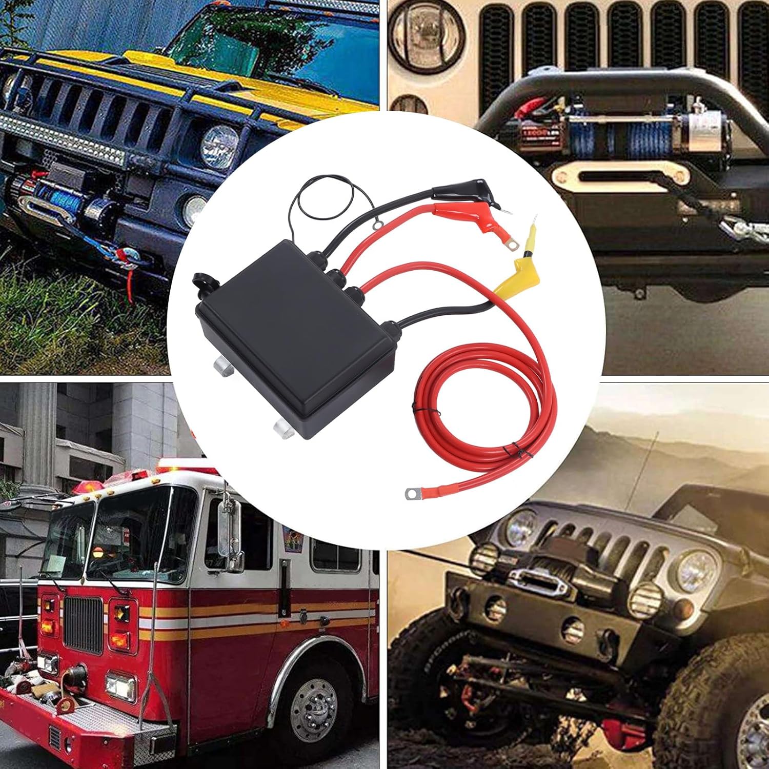 SCATOLA DI CONTROLLO COMPLETA DI TELECOMANDO PER VERRICELLO ELETTRICO 12V - Autoricambi4x4