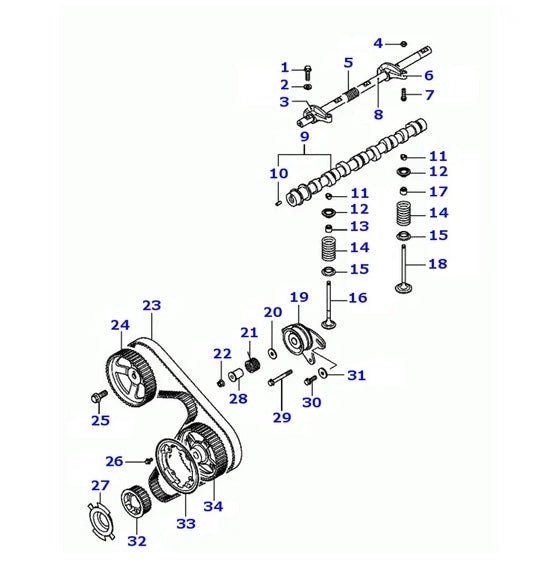 SENSORE GIRI MOTORE/ DISTANZIALE ALBERO MOTORE PER PULEGGIA MITSUBISHI L200/ PAJERO (ORIGINALE) - Autoricambi4x4