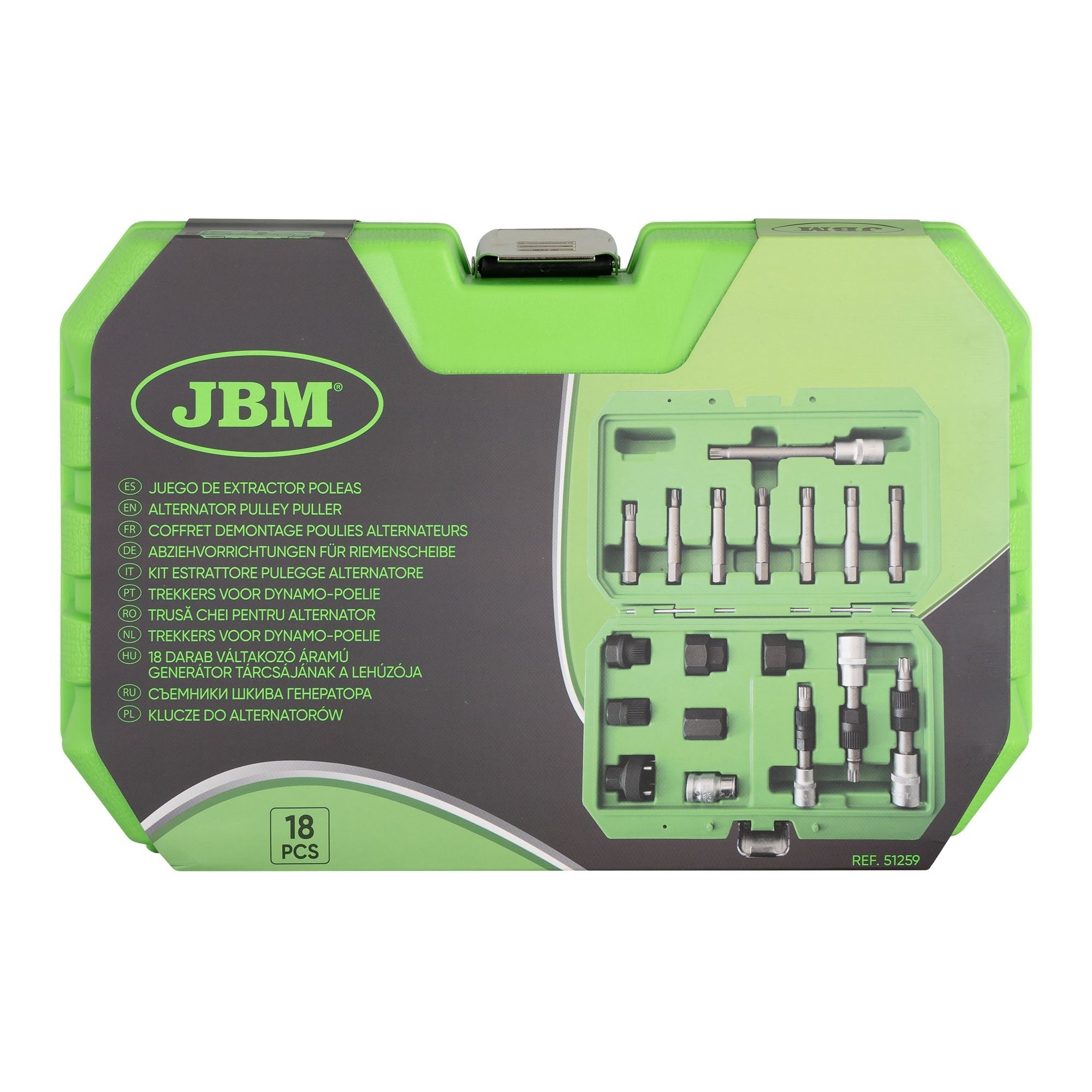 SET DI 18 PEZZI ESTRATTORE PULEGGE ALTERNATORE - Autoricambi4x4