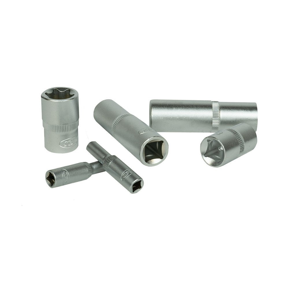 SET DI 28 BUSSOLE TORX CORTE E LUNGHE SATINATE - Autoricambi4x4