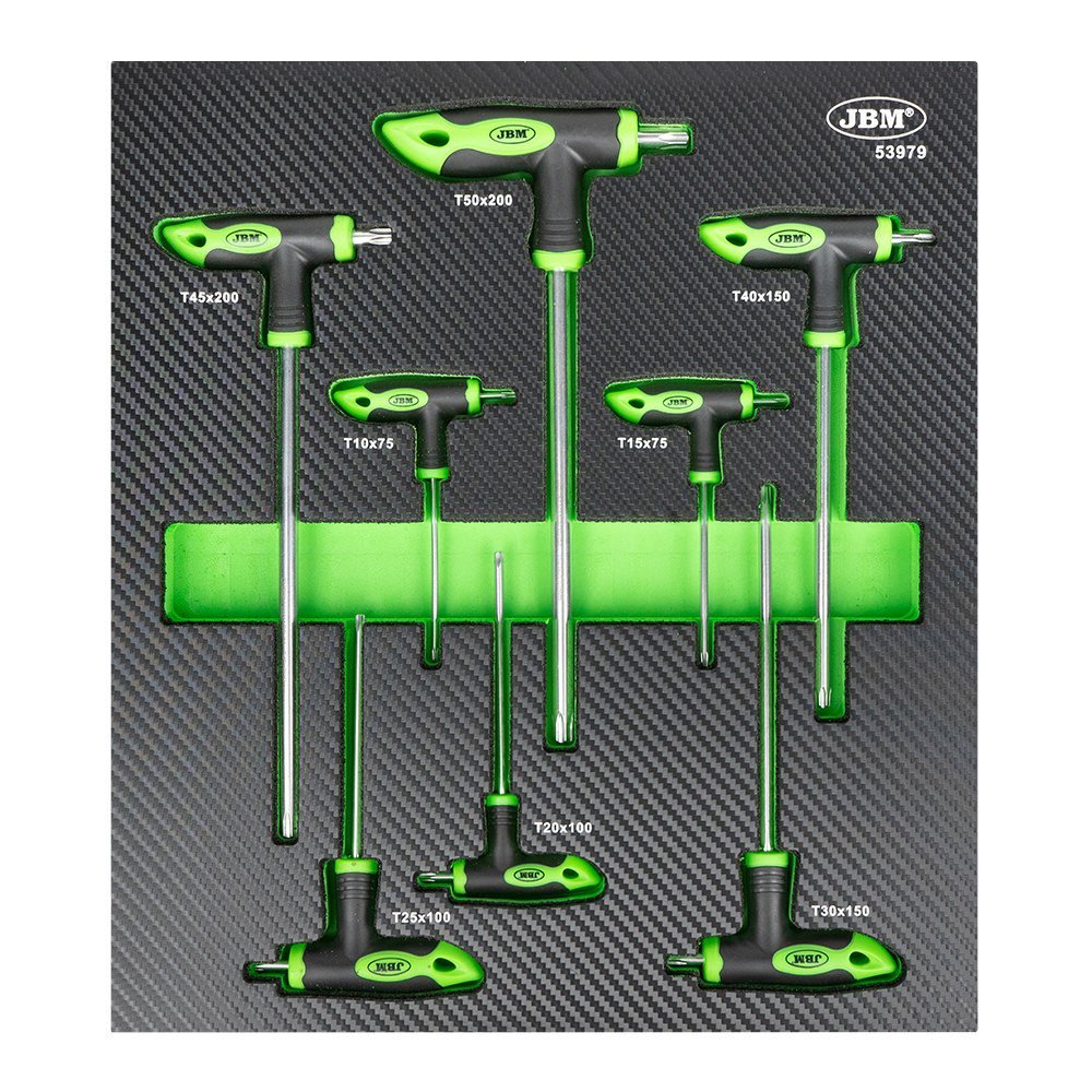 SET DI 8 CHIAVI TORX A "T" IN MODULO - Autoricambi4x4