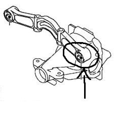 SILENTBLOCK BRACCIO DIFFERENZIALE POSTERIORE SINISTRO MITSUBISHI 2.5 TD/ 3.2 - Autoricambi4x4