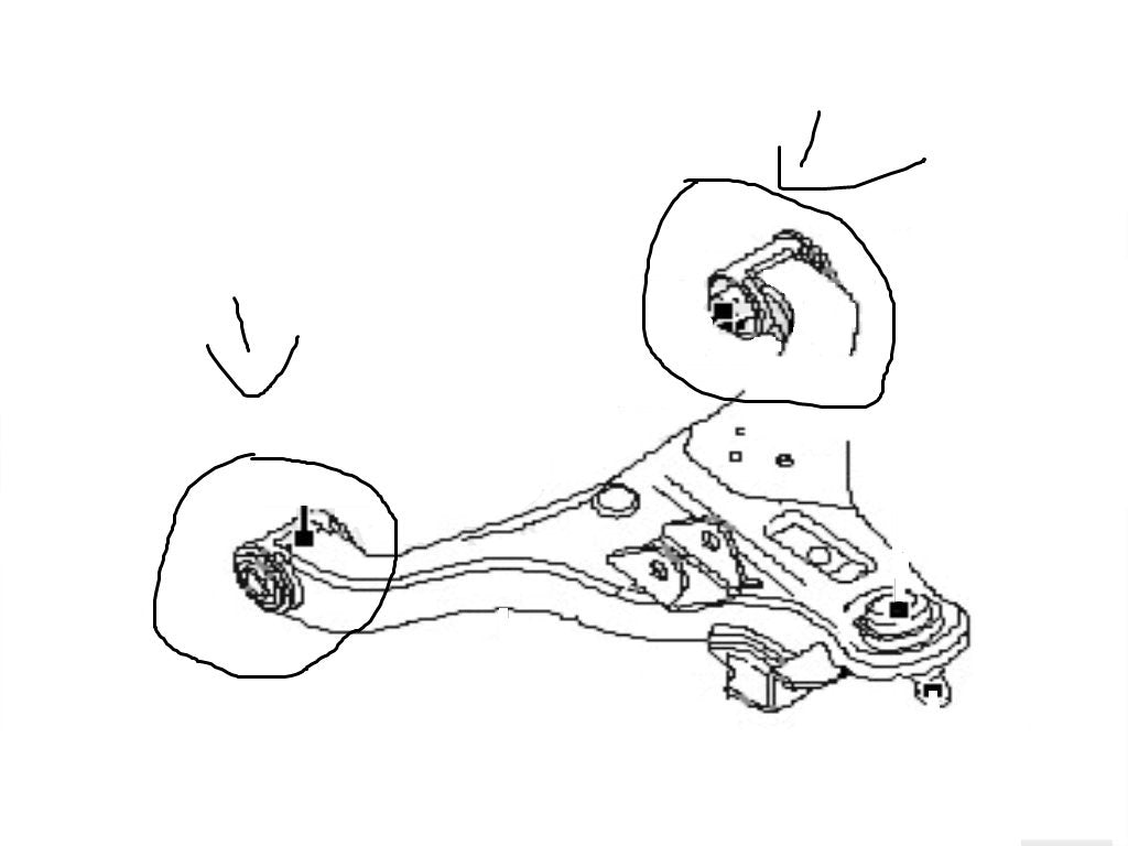 SILENTBLOCK BRACCIO INFERIORE NISSAN NAVARA (D40) - Autoricambi4x4
