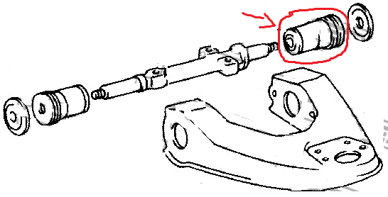 SILENTBLOCK BRACCIO OSCILLANTE ANTERIORE SUPERIORE TOYOTA 4 RUNNER 3.0 - Autoricambi4x4