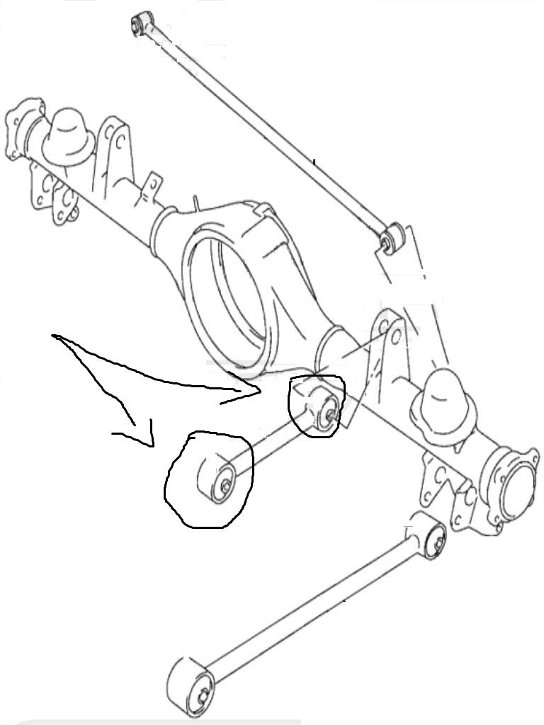 SILENTBLOCK BRACCIO OSCILLANTE LONGITUDINALE POSTERIORE SUZUKI GRAND VITARA - Autoricambi4x4