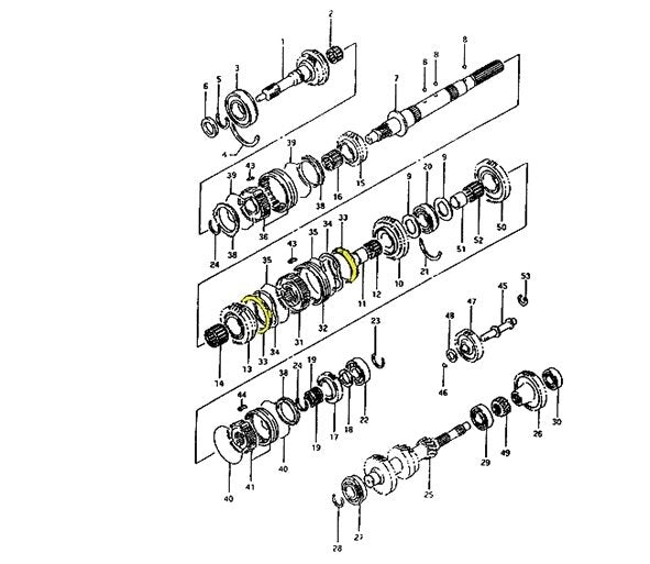 SINCRONIZZATORE MARCE BASSE SUZUKI SJ410/ SJ413/ SAMURAI/ SANTANA - Autoricambi4x4