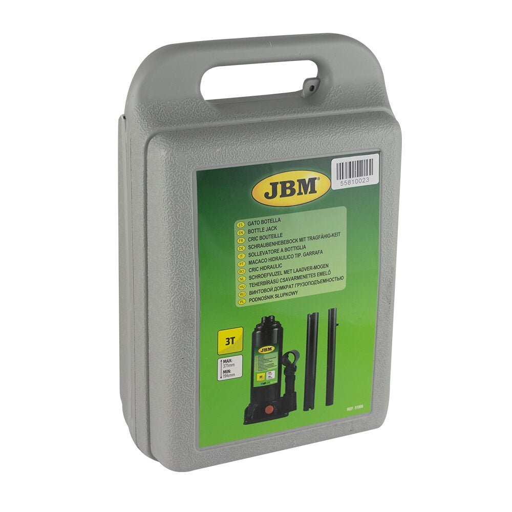 SOLLEVATORE A BOTTIGLIA DA 3 TONNELLATE CASSA PLASTICA - Autoricambi4x4