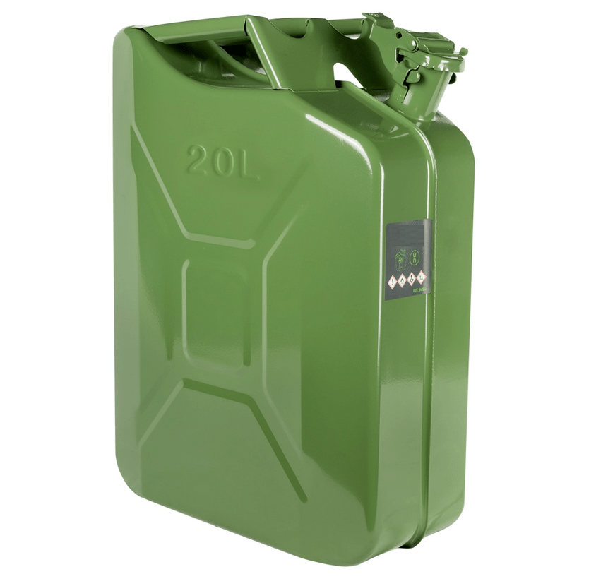 TANICA DI METALLO (LITRI 20) - Autoricambi4x4