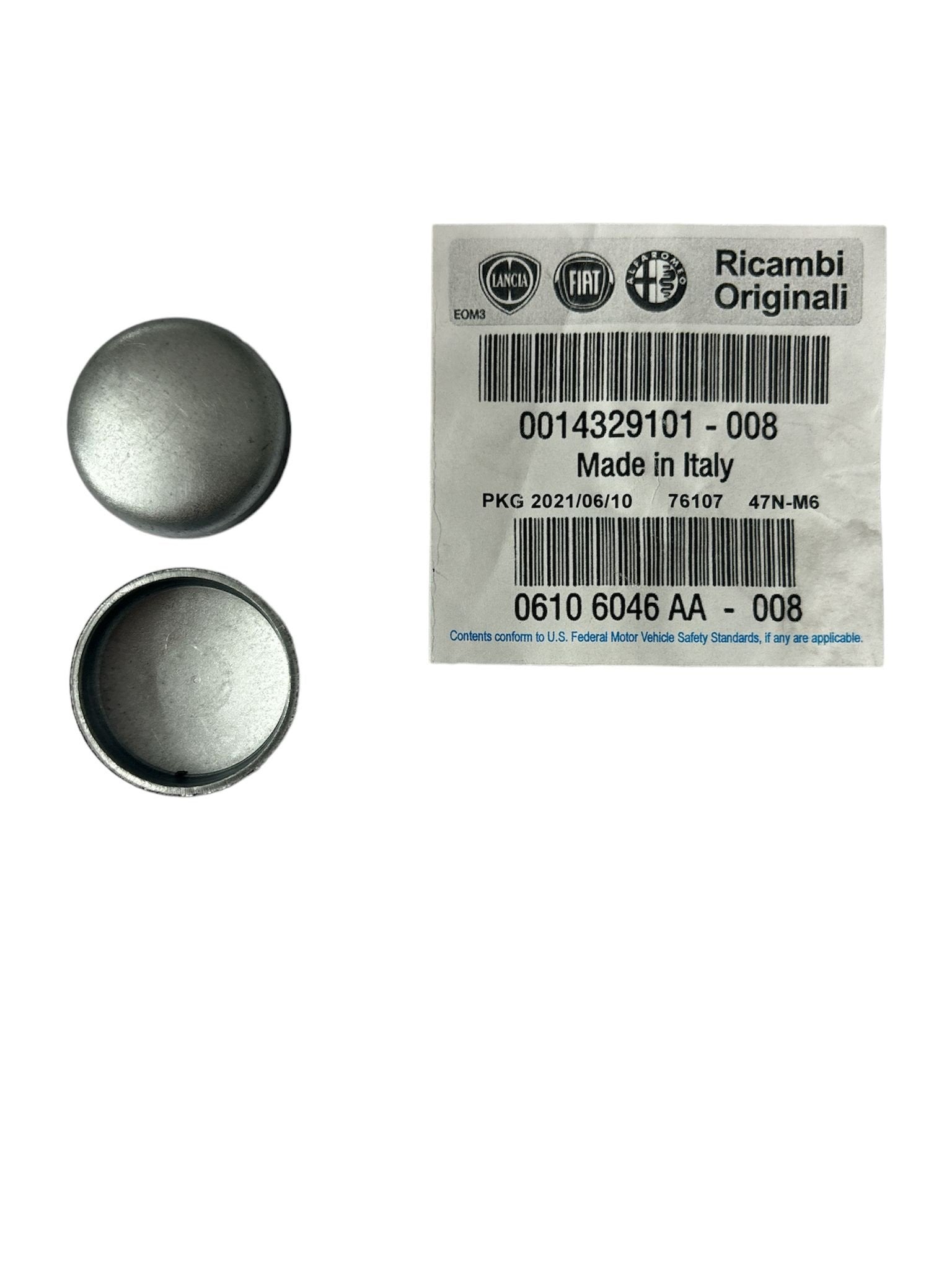 TAPPO MONOBLOCCO DIAMETRO 30MM ORIGINALE FIAT - Autoricambi4x4