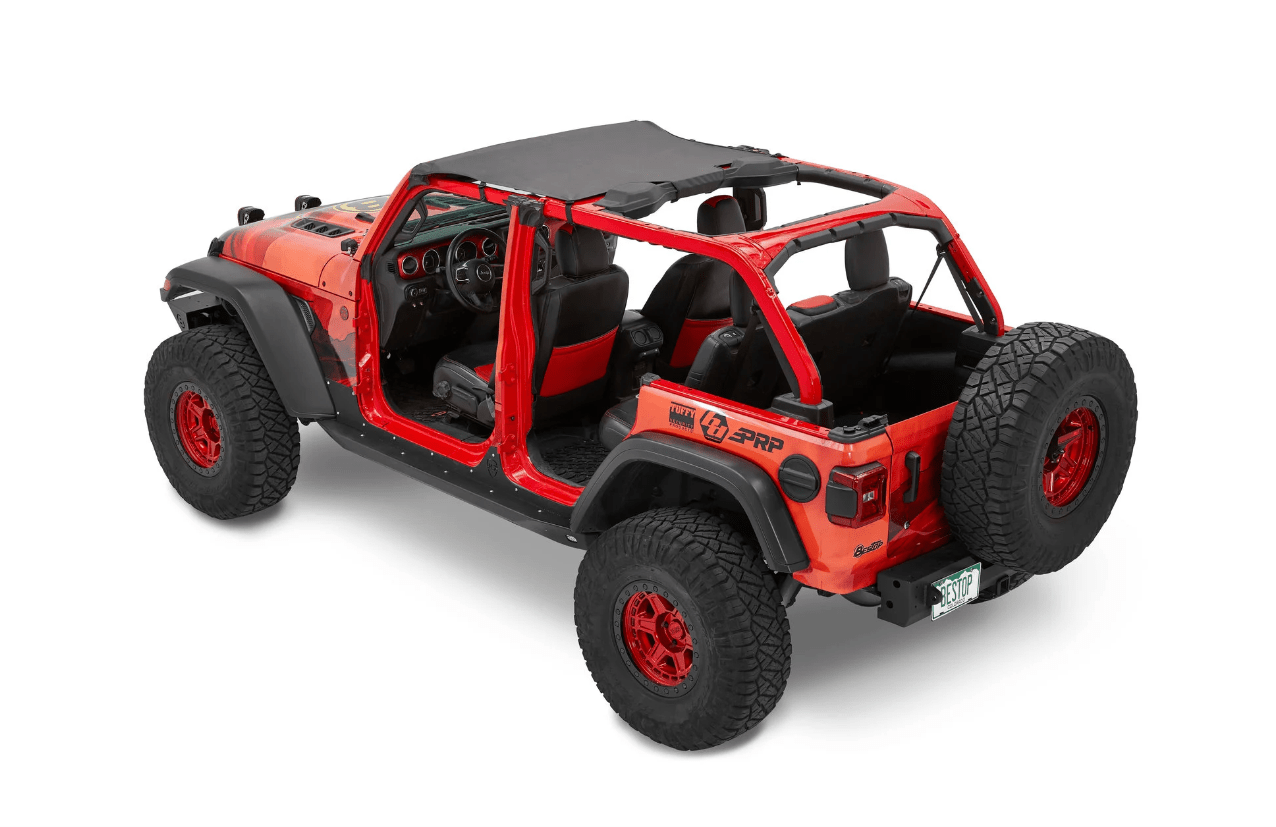 TARGA HEADER BIKINI TOP BESTOP JEEP GLADIATOR JT/ WRANGLER JL DAL 2018 AL 2023 - Autoricambi4x4