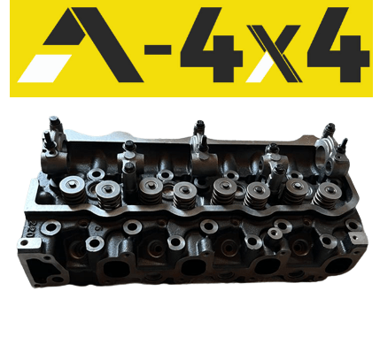 TESTATA MOTORE COMPLETA TOYOTA LAND CRUISER LJ70 I / HILUX 2.5 TD (3 SUPPORTI) - Autoricambi4x4