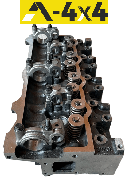 TESTATA MOTORE COMPLETA TOYOTA LAND CRUISER LJ70 I / HILUX 2.5 TD (3 SUPPORTI) - Autoricambi4x4