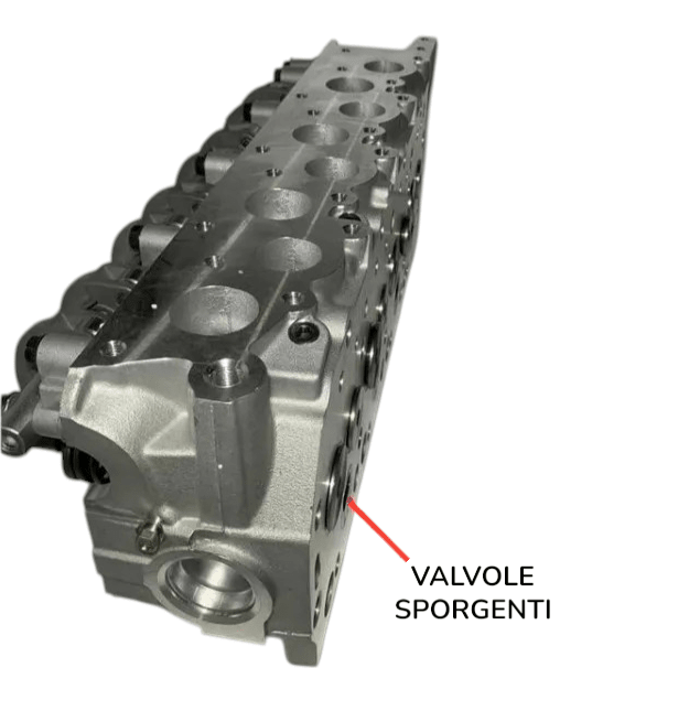 TESTATA MOTORE COMPLETA VALVOLE SPORGENTI MITSUBISHI PAJERO/L200/ HYUNDAI GALLOPER - Autoricambi4x4