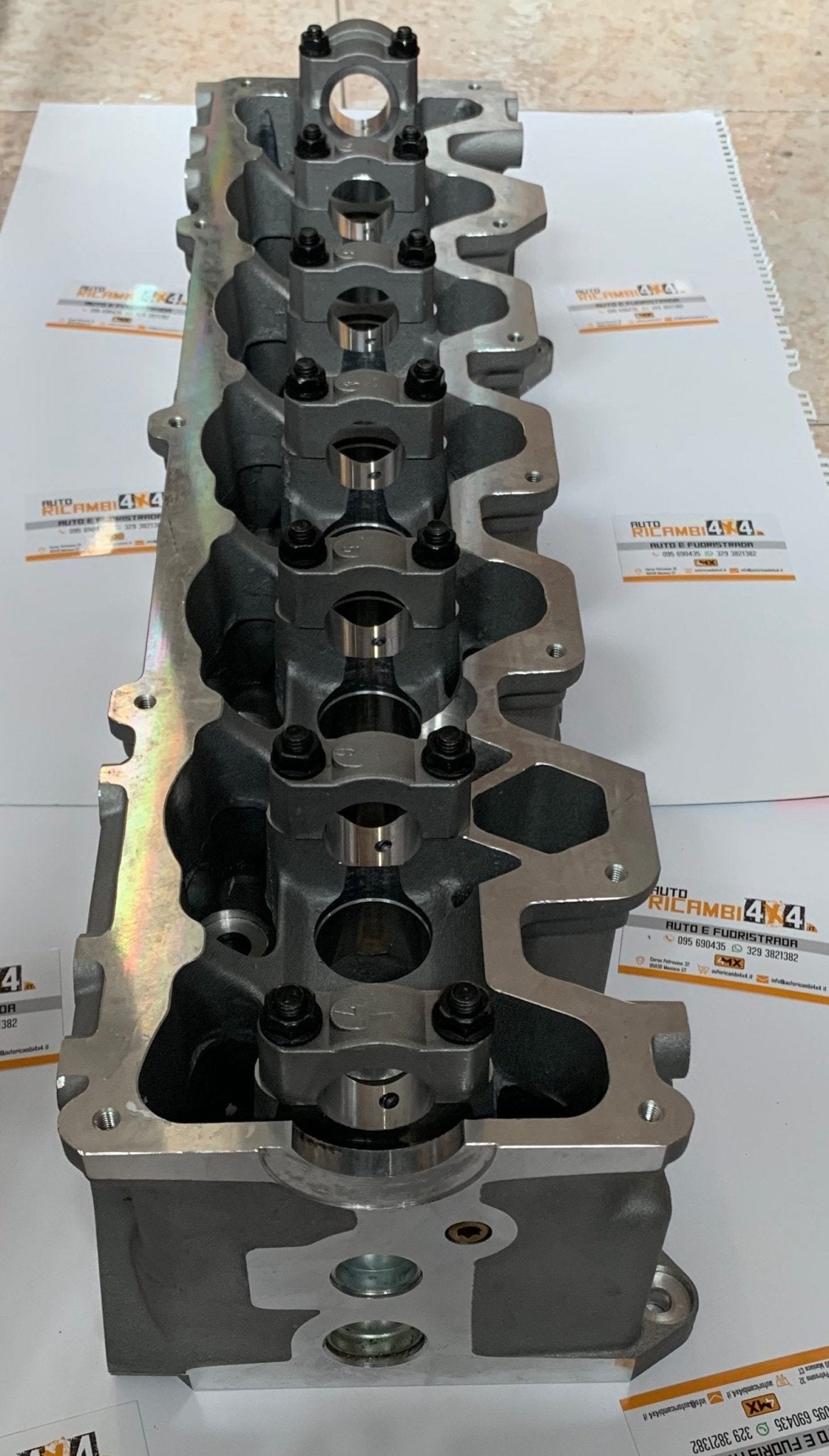 TESTATA NUDA NISSAN PATROL GR Y61 2.8 TD PER VEICOLI CON DEPRESSORE OLIO SUL COPERCHIO PUNTERIE - Autoricambi4x4