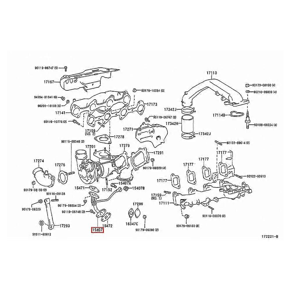 TUBO OLIO TURBINA TOYOTA KZJ70/ KZJ90/ HILUX 3.0 TD - Autoricambi4x4