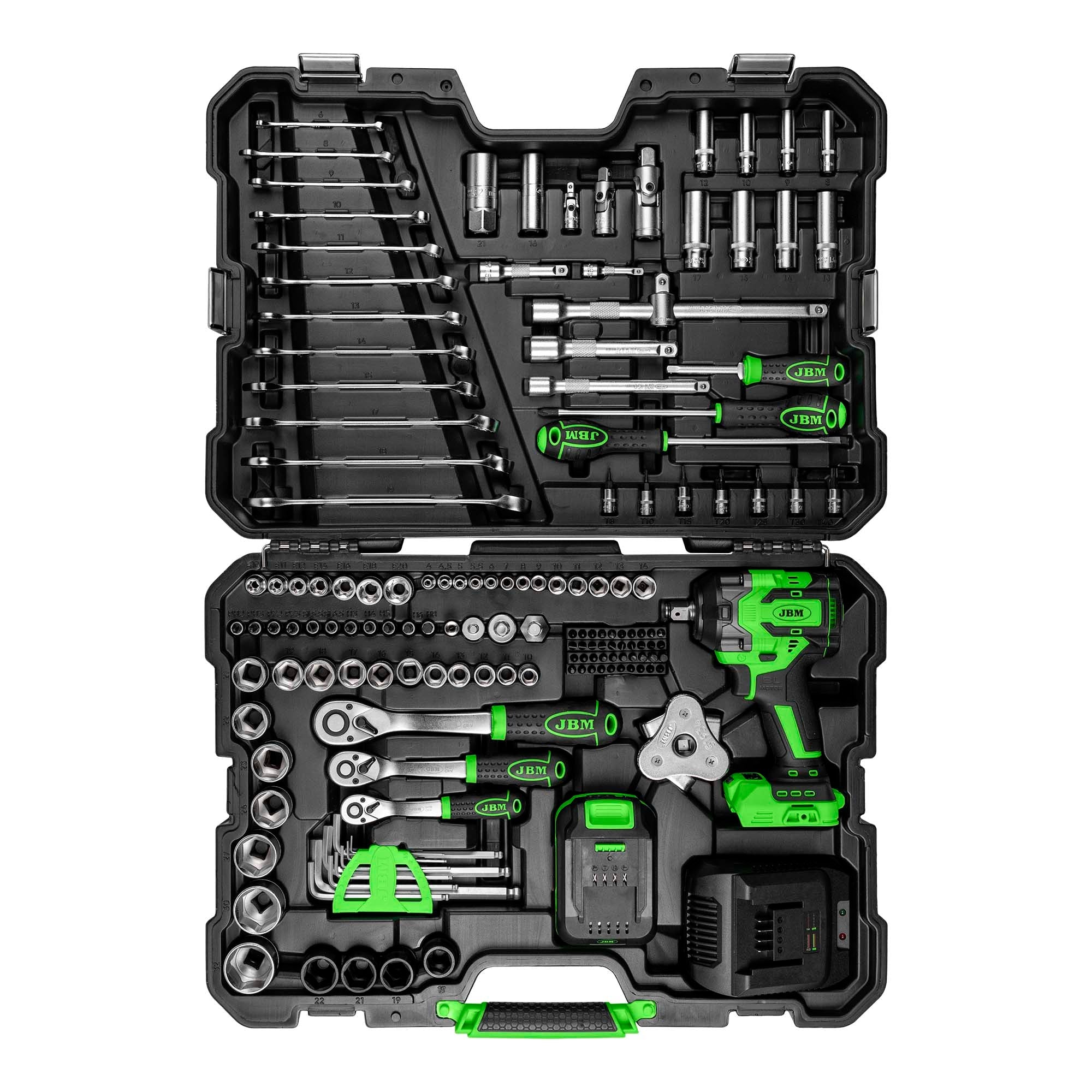 VALIGETTA CON ATTREZZI AVVITATORE AD IMPULSI BRUSHLESS A BATTERIA 800NM - Autoricambi4x4