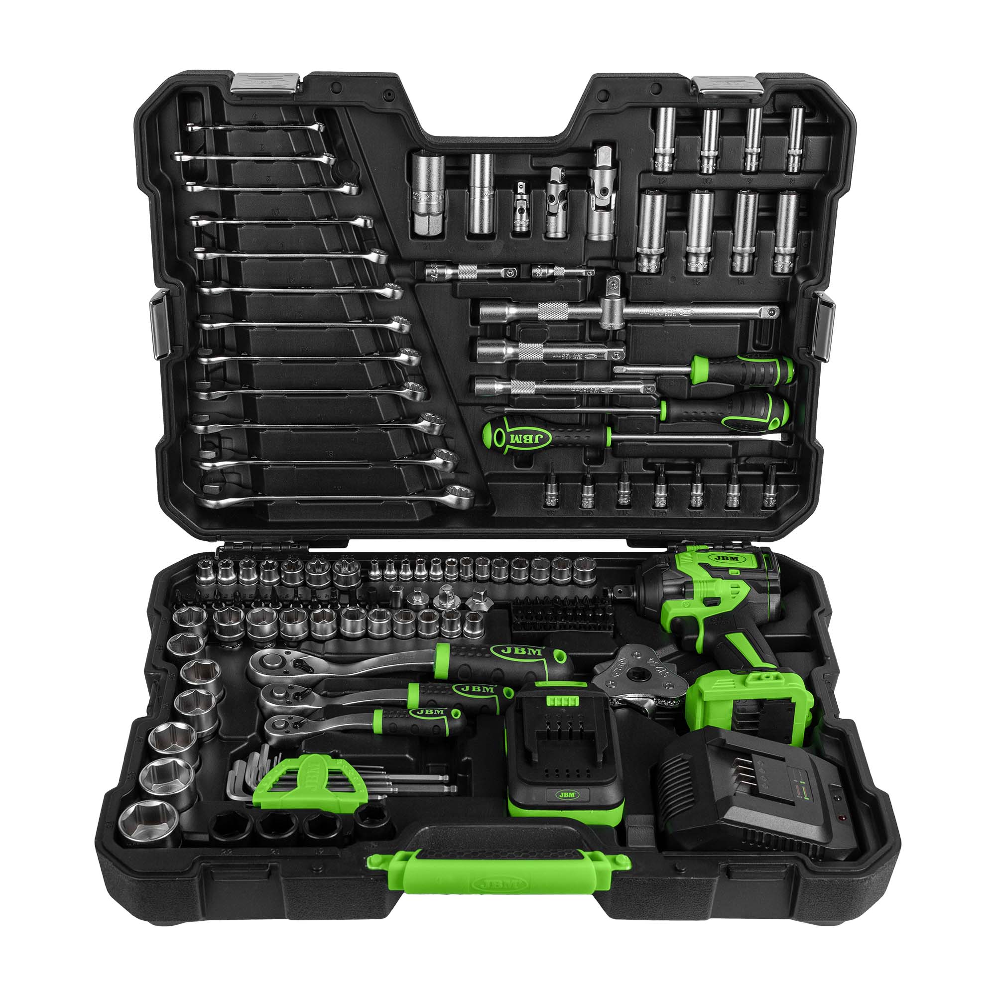 VALIGETTA CON ATTREZZI AVVITATORE AD IMPULSI BRUSHLESS A BATTERIA 800NM - Autoricambi4x4