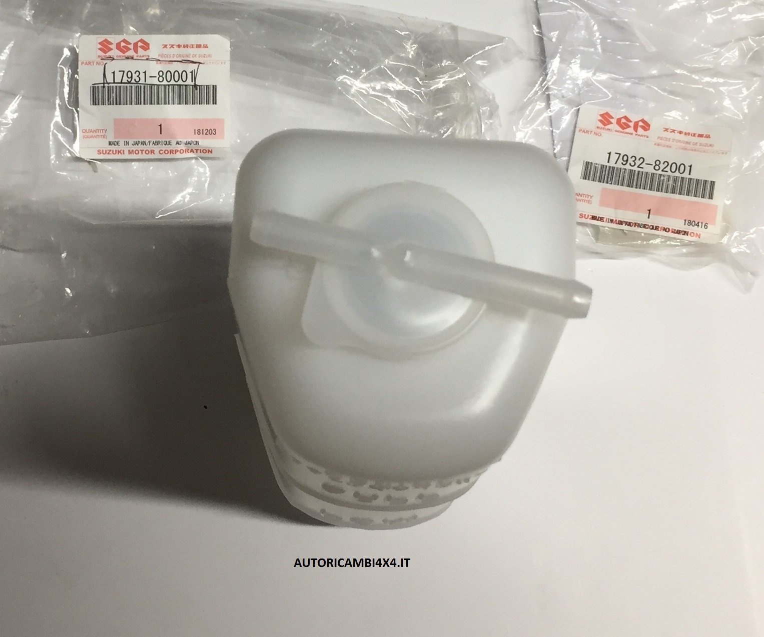 VASCHETTA RADIATORE SUZUKI SANTANA / SUZUKI SAMURAI SJ 410 / SJ 413 CON TAPPO ORIGINALE - Autoricambi4x4