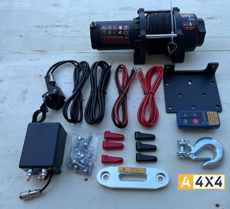 VERRICELLO A - 4X4 4500 12V CAVO TESSILE - Autoricambi4x4