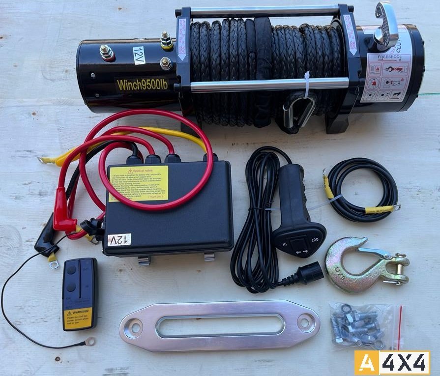 VERRICELLO A - 4X4 9500 12V CAVO TESSILE - Autoricambi4x4