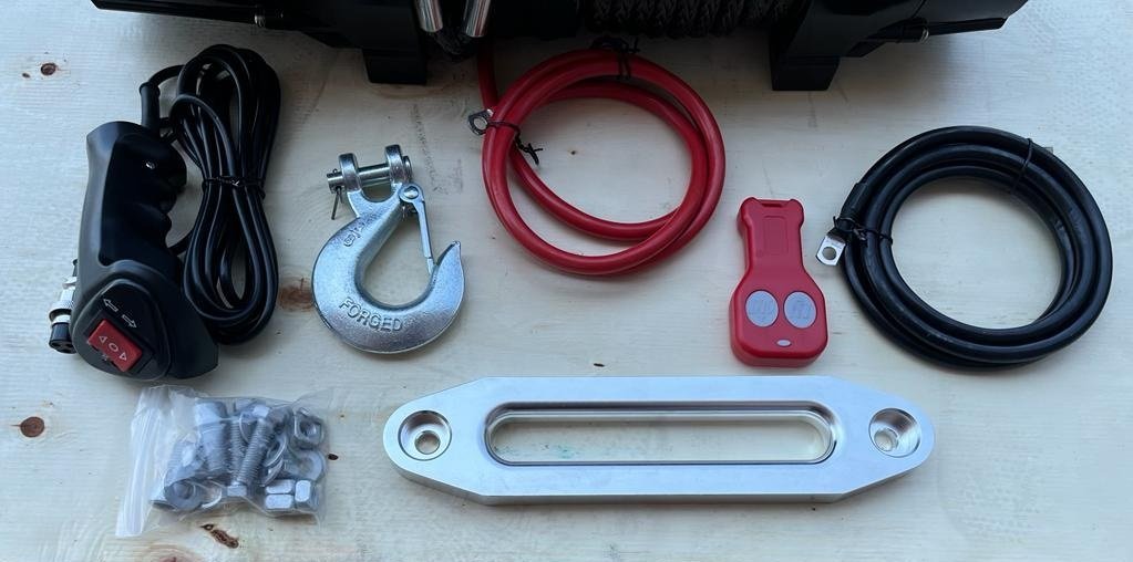 VERRICELLO A - 4X4 "PRO" 13500 12V CAVO TESSILE - Autoricambi4x4